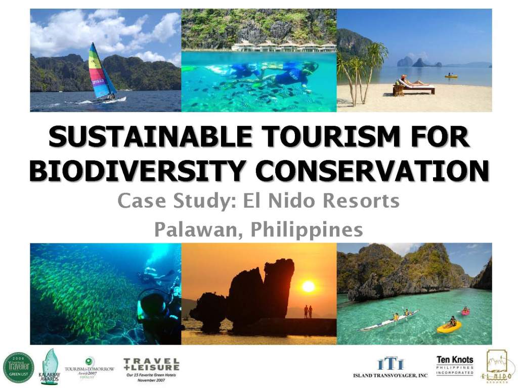 sustainable tourism case study philippines