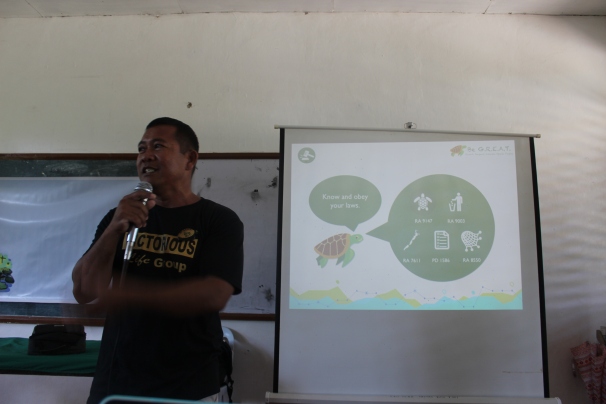 By the way, it’s also Environmental Enforcement Officer Kuya Rey’s first crack at enlightening students about the environmental laws of Palawan.